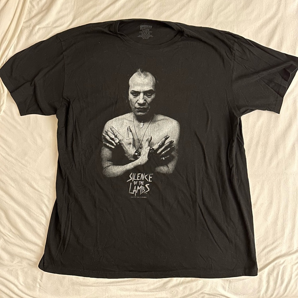 The Silence of the Lambs Buffalo Bill Black T-Shirt Size XL